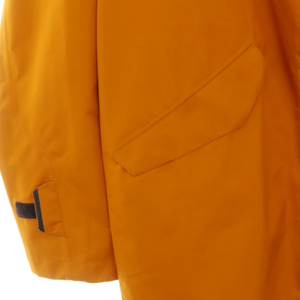 【中古】ヘルノ Herno Laminar ゴアテックス ポリエステル フーデッドコート オレンジ系【 48 】【 状態ランクB 】【 メンズ 】 [CPD]
