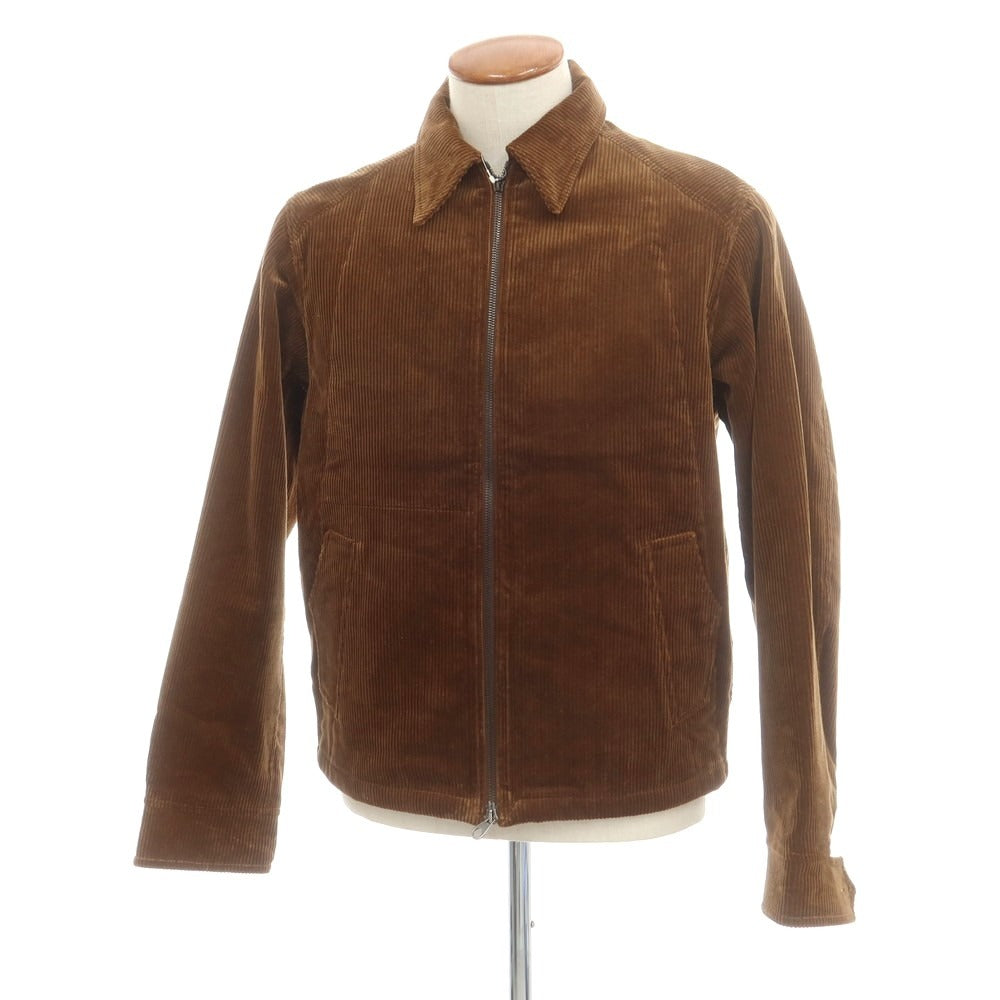 【中古】エルイージェーロンドン L.E.J LONDON コーデュロイ スイングトップ ブラウン【 M 】【 状態ランクB 】【 メンズ 】