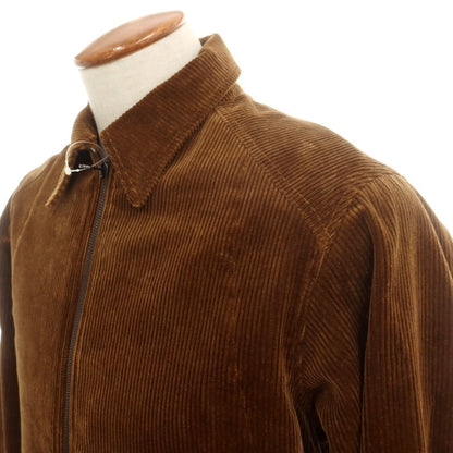 【中古】エルイージェーロンドン L.E.J LONDON コーデュロイ スイングトップ ブラウン【 Ｍ 】【 状態ランクB 】【 メンズ 】
