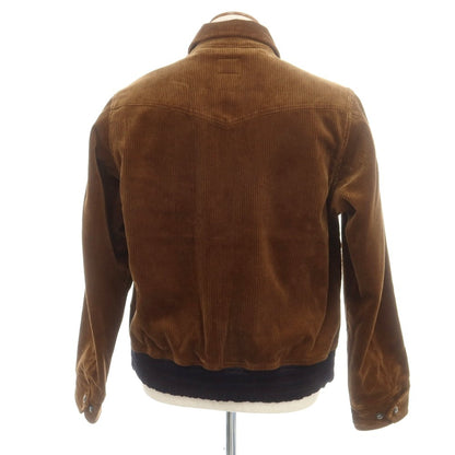 【中古】エルイージェーロンドン L.E.J LONDON コーデュロイ スイングトップ ブラウン【 Ｍ 】【 状態ランクB 】【 メンズ 】