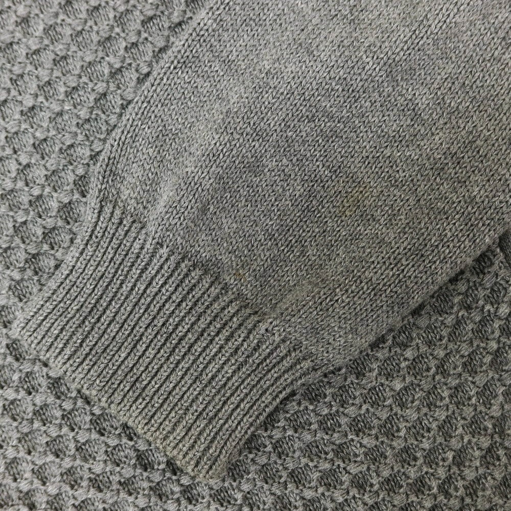 [Used] ZANONE mid-gauge cotton knit double-zip cardigan, gray [46] [Condition: C] [Men&