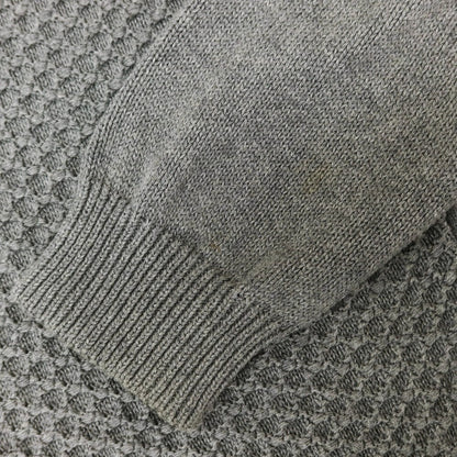 [Used] ZANONE mid-gauge cotton knit double-zip cardigan, gray [46] [Condition: C] [Men&