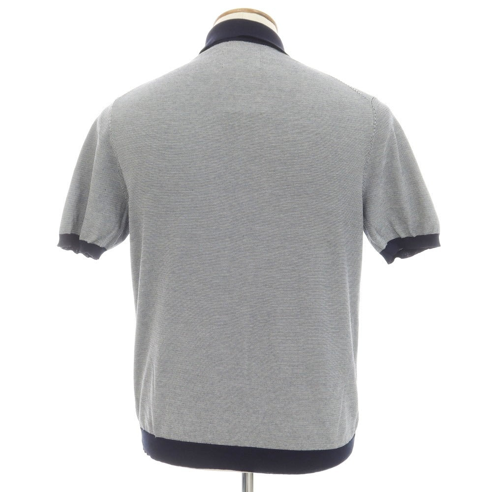 [Used] [Unused] BPQC High Gauge Cotton Nylon Short Sleeve Polo Knit Navy [M] [Condition Rank S] [Men&