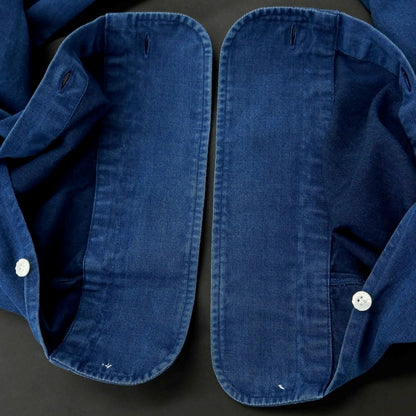 [Used] BARBA DANDY LIFE Cotton Horizontal Collar Casual Shirt Dark Blue [M] [Condition Rank B] [Men&
