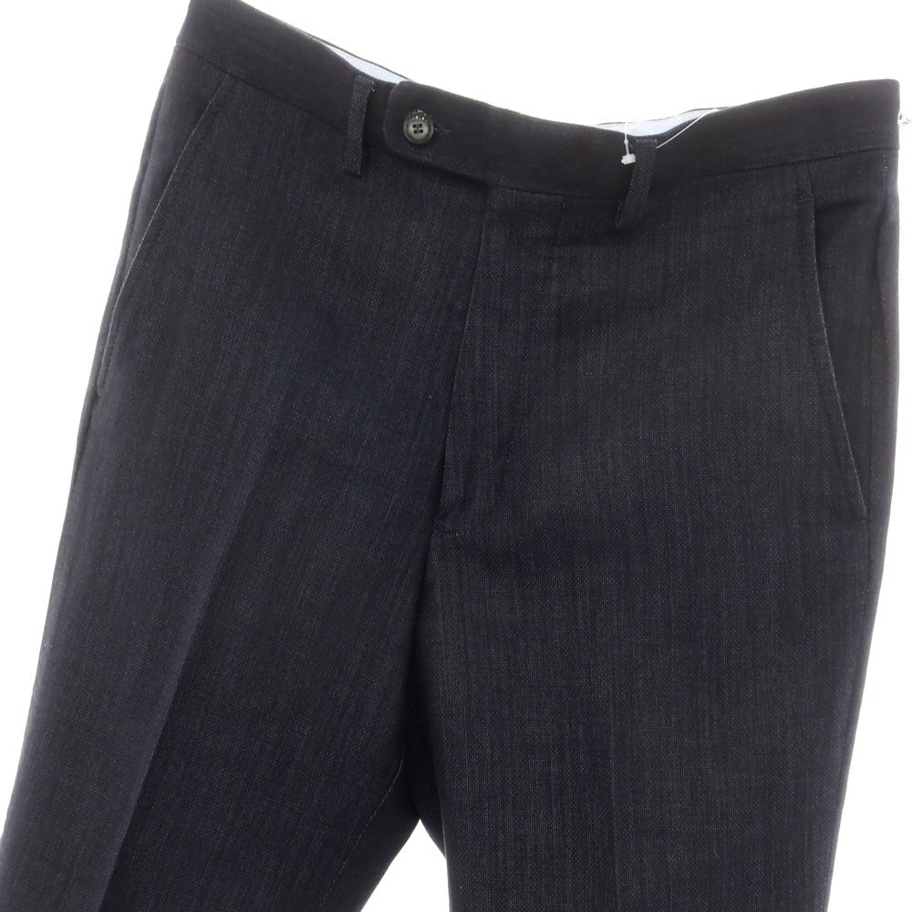 [Used] VIGANO wool cotton casual slacks pants, navy [44] [Condition rank B] [Men&