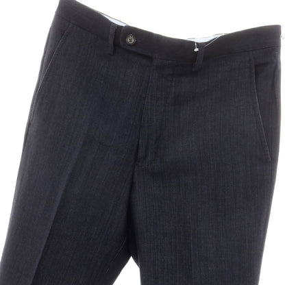 [Used] VIGANO wool cotton casual slacks pants, navy [44] [Condition rank B] [Men&