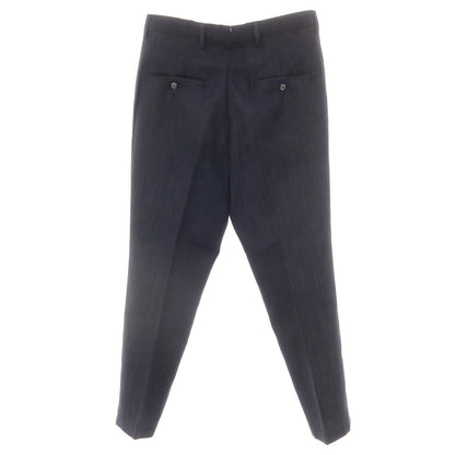 [Used] VIGANO wool cotton casual slacks pants, navy [44] [Condition rank B] [Men&
