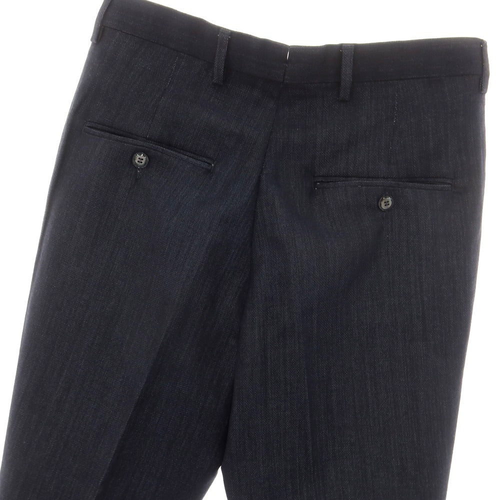 [Used] VIGANO wool cotton casual slacks pants, navy [44] [Condition rank B] [Men&