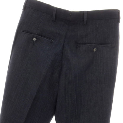 [Used] VIGANO wool cotton casual slacks pants, navy [44] [Condition rank B] [Men&
