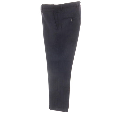 [Used] VIGANO wool cotton casual slacks pants, navy [44] [Condition rank B] [Men&