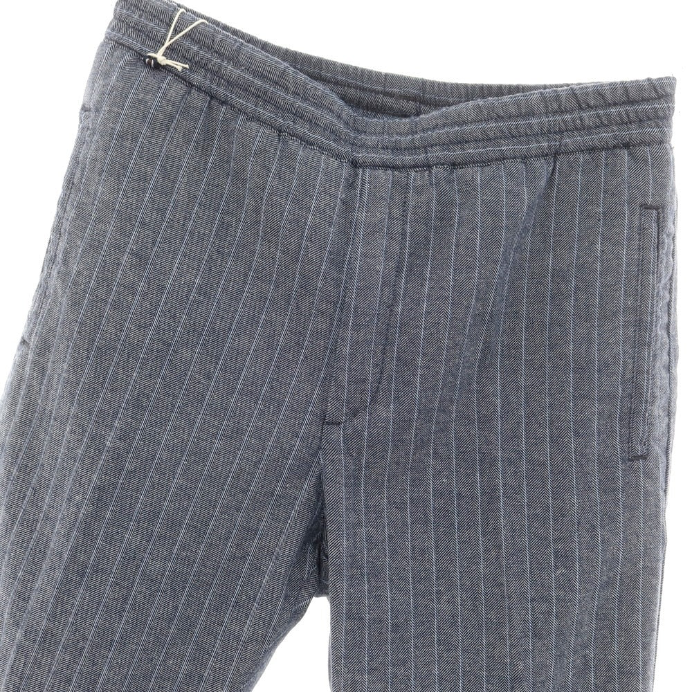 [Used] Atipico AT.P.CO Cotton Linen Easy Slacks Pants Navy x White [46] [Condition Rank A] [Men&