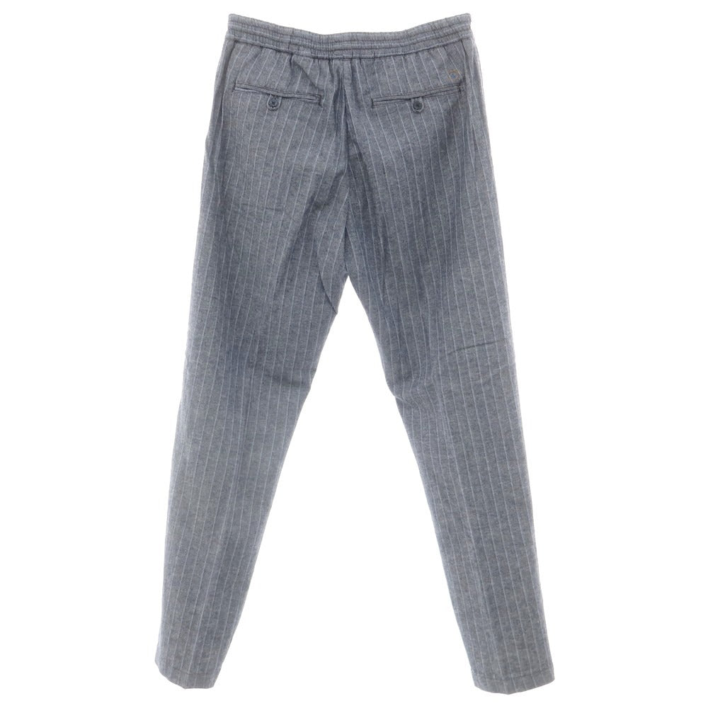 [Used] Atipico AT.P.CO Cotton Linen Easy Slacks Pants Navy x White [46] [Condition Rank A] [Men&