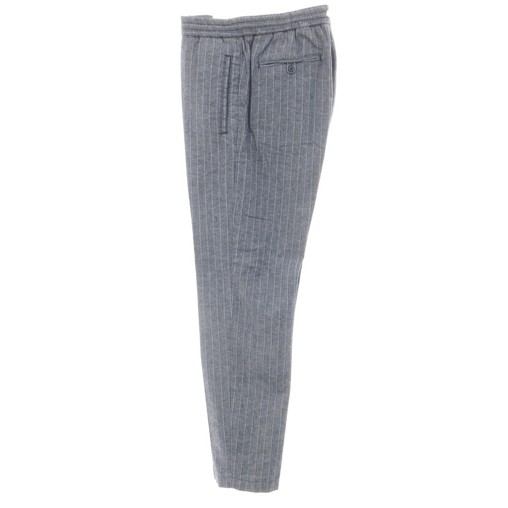 [Used] Atipico AT.P.CO Cotton Linen Easy Slacks Pants Navy x White [46] [Condition Rank A] [Men&
