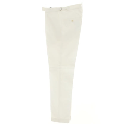 [Used] INCOTEX Cotton Casual Slacks Pants White [44] [Condition Rank B] [Men&