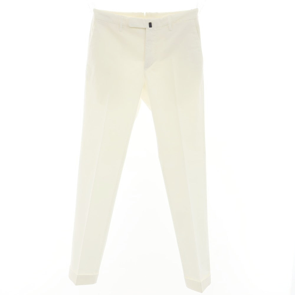[Used] INCOTEX stretch cotton casual slacks pants off-white [44] [Condition rank B] [Men&