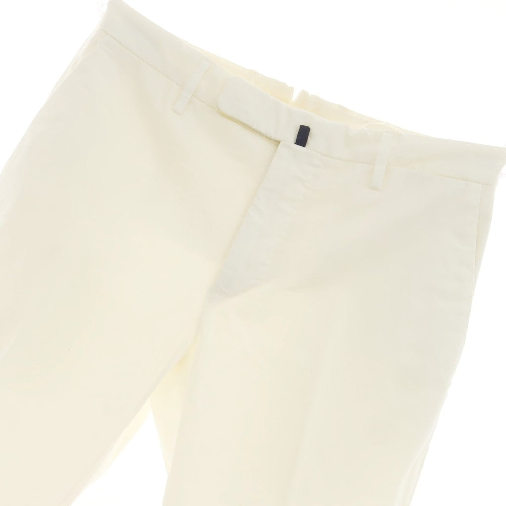 [Used] INCOTEX stretch cotton casual slacks pants off-white [44] [Condition rank B] [Men&