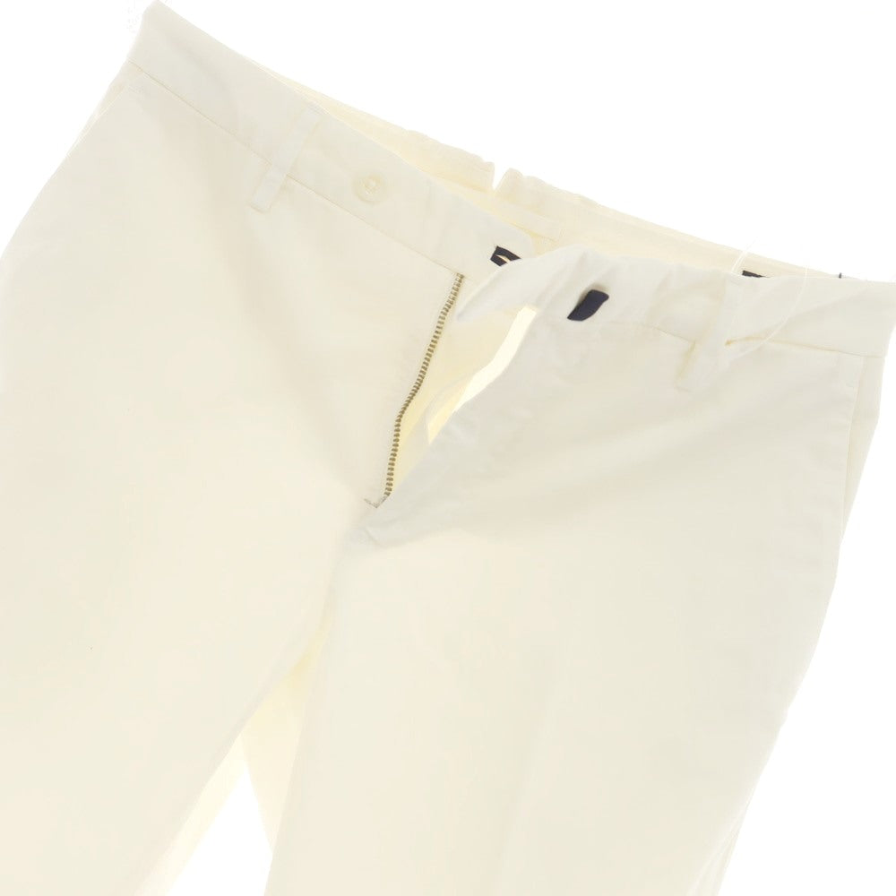[Used] INCOTEX stretch cotton casual slacks pants off-white [44] [Condition rank B] [Men&