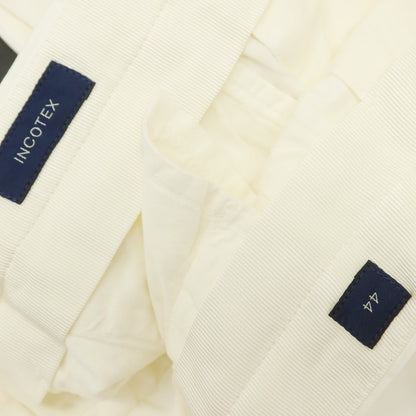 [Used] INCOTEX stretch cotton casual slacks pants off-white [44] [Condition rank B] [Men&