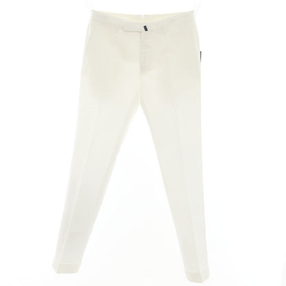 [Used] [Unused] INCOTEX Linen Cotton Casual Slacks Pants White [44] [Condition Rank S] [Men&