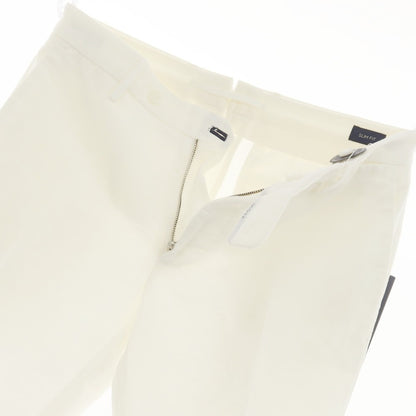 [Used] [Unused] INCOTEX Linen Cotton Casual Slacks Pants White [44] [Condition Rank S] [Men&