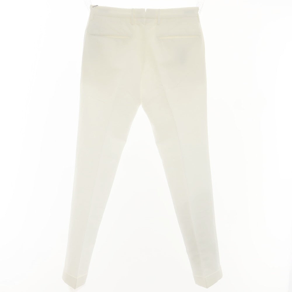 [Used] [Unused] INCOTEX Linen Cotton Casual Slacks Pants White [44] [Condition Rank S] [Men&