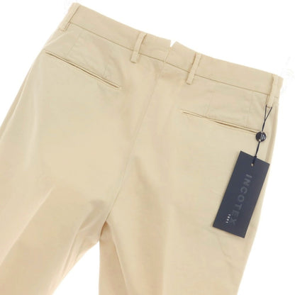 [Used] INCOTEX Stretch Cotton Casual Slacks Pants Light Beige [44] [Condition Rank B] [Men&