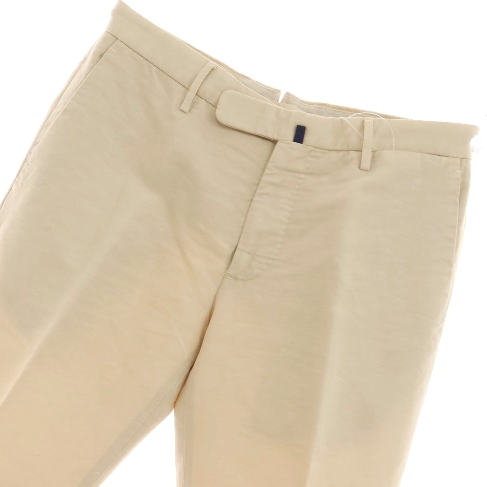 [Used] INCOTEX Linen Cotton Casual Slacks Pants Light Beige [44] [Condition Rank B] [Men&