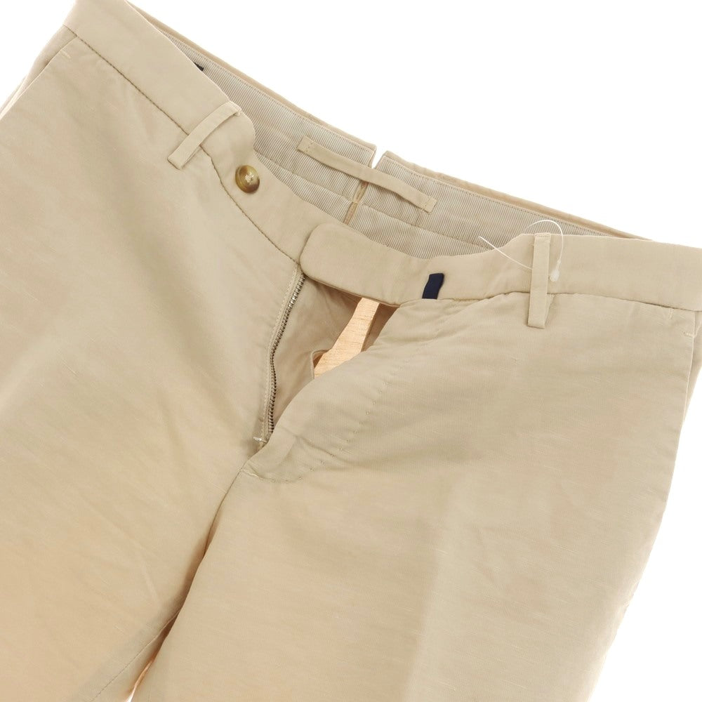 [Used] INCOTEX Linen Cotton Casual Slacks Pants Light Beige [44] [Condition Rank B] [Men&