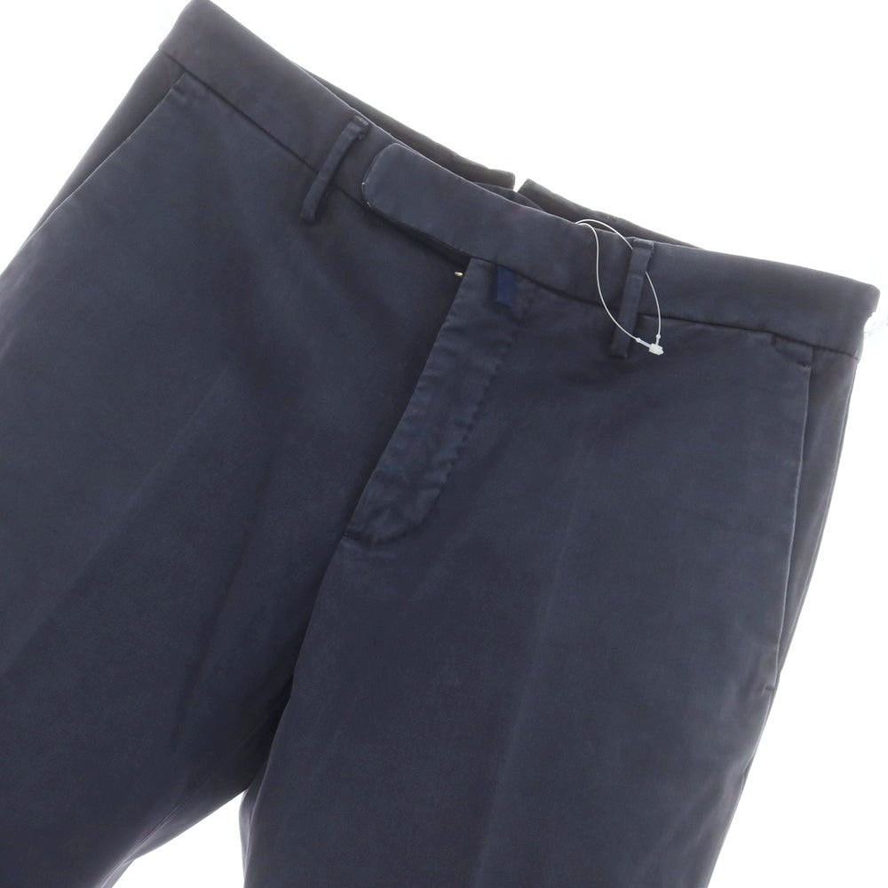 [Used] INCOTEX Stretch Cotton Casual Slacks Pants Navy [44] [Condition Rank A] [Men&