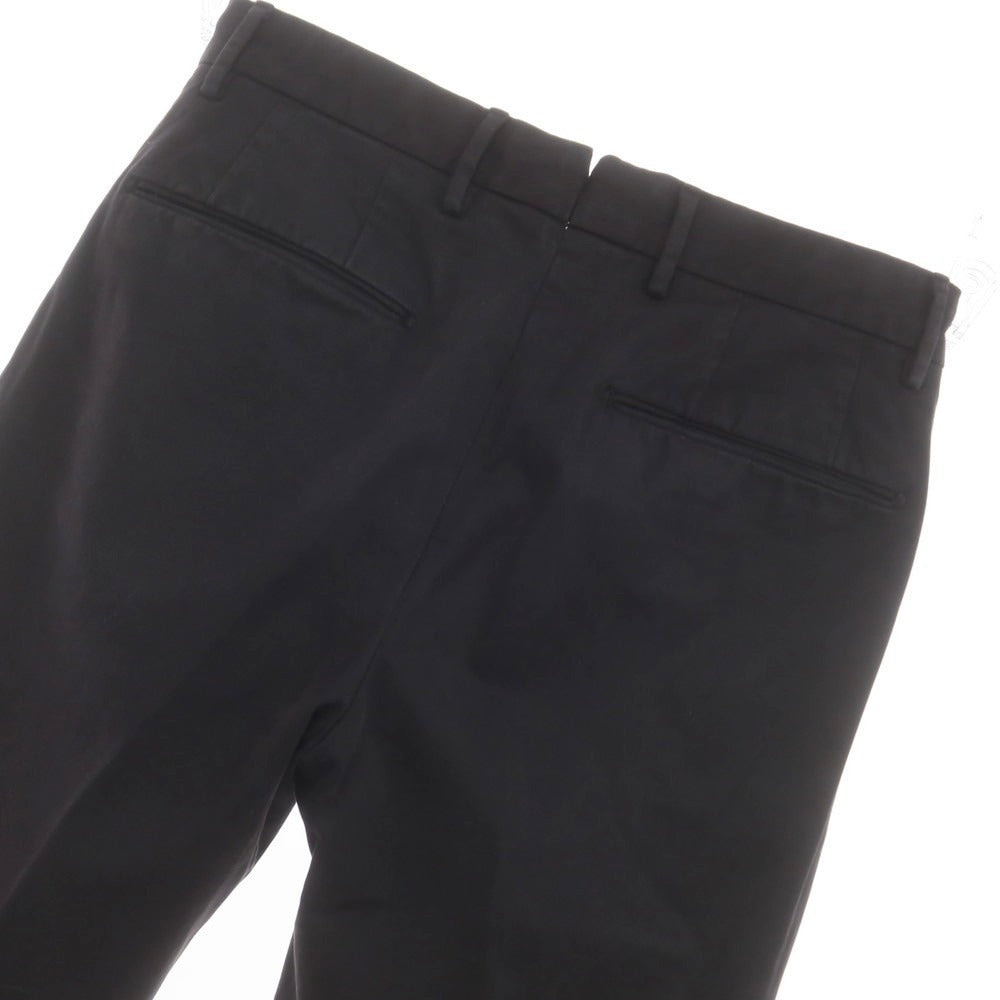[Used] INCOTEX Stretch Cotton Casual Slacks Pants Black [44] [Condition Rank A] [Men&