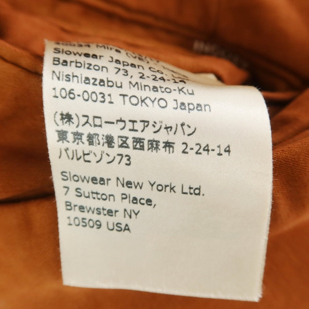 [Used] [Unused] INCOTEX Stretch Cotton Casual Slacks Pants Light Brown [44] [Condition Rank S] [Men&