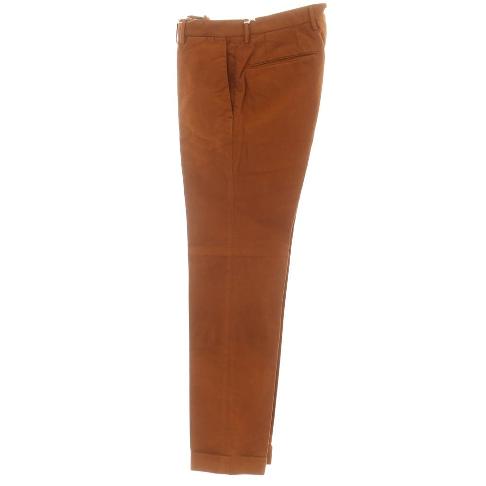 [Used] [Unused] INCOTEX Stretch Cotton Casual Slacks Pants Light Brown [44] [Condition Rank S] [Men&