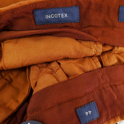[Used] [Unused] INCOTEX Stretch Cotton Casual Slacks Pants Light Brown [44] [Condition Rank S] [Men&