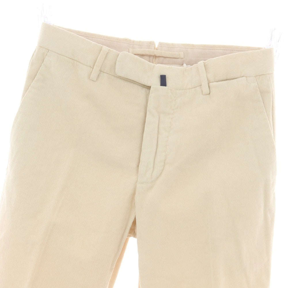 【中古】インコテックス INCOTEX ストレッチ コットン 細畝 コーデュロイパンツ ライトベージュ【 44 】【 状態ランクB 】【 メンズ 】