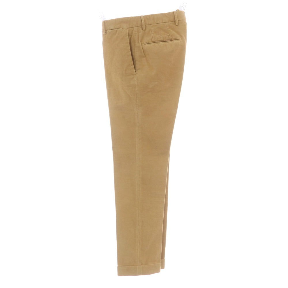【中古】インコテックス INCOTEX ストレッチ コットン 細畝 コーデュロイパンツ キャメルべージュ系【 44 】【 状態ランクA 】【 メンズ 】