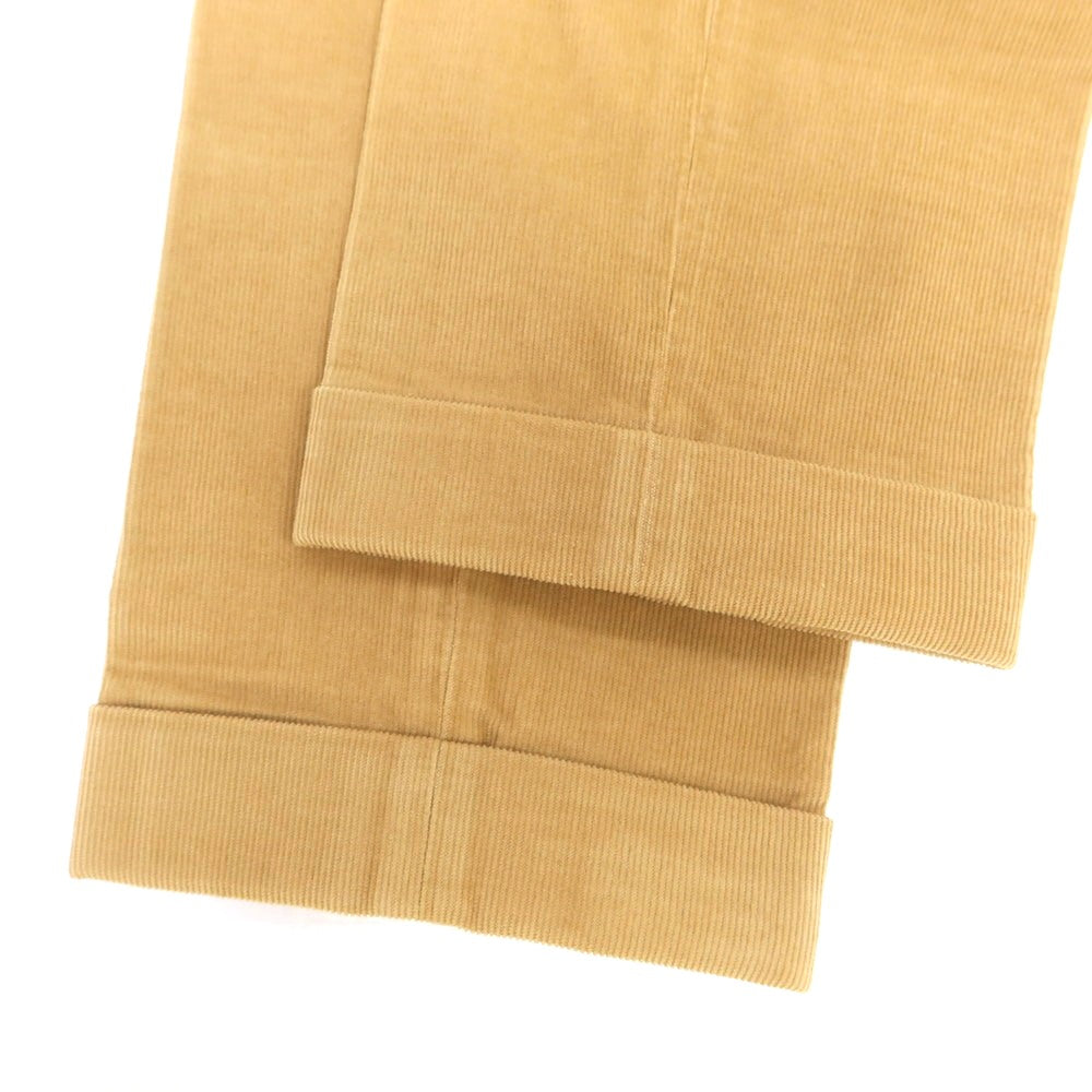 【中古】インコテックス INCOTEX ストレッチ コットン 細畝 コーデュロイパンツ キャメルべージュ系【 44 】【 状態ランクA 】【 メンズ 】