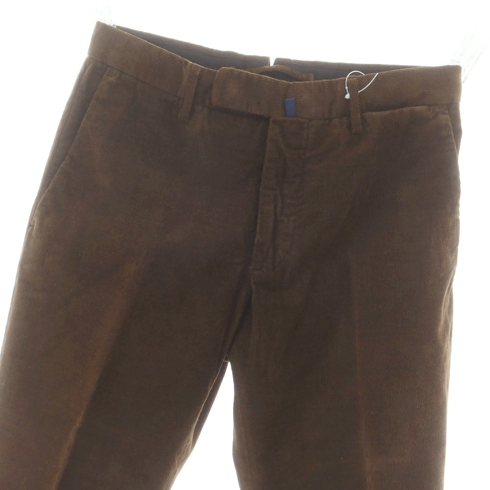 【中古】インコテックス INCOTEX ストレッチ コットン 細畝 コーデュロイパンツ ダークブラウン【 44 】【 状態ランクA 】【 メンズ 】