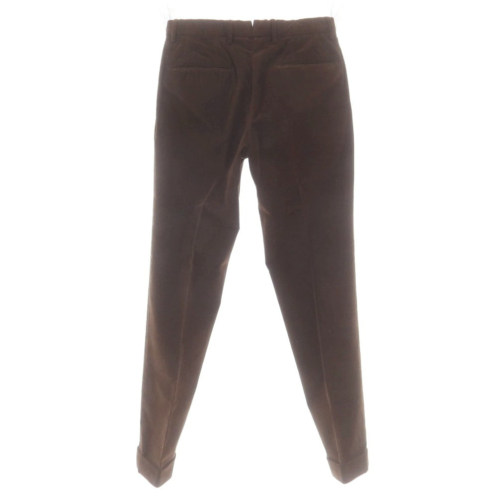 【中古】インコテックス INCOTEX ストレッチ コットン 細畝 コーデュロイパンツ ダークブラウン【 44 】【 状態ランクA 】【 メンズ 】