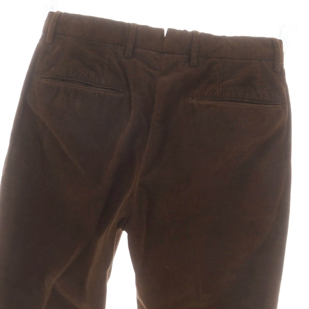 【中古】インコテックス INCOTEX ストレッチ コットン 細畝 コーデュロイパンツ ダークブラウン【 44 】【 状態ランクA 】【 メンズ 】
