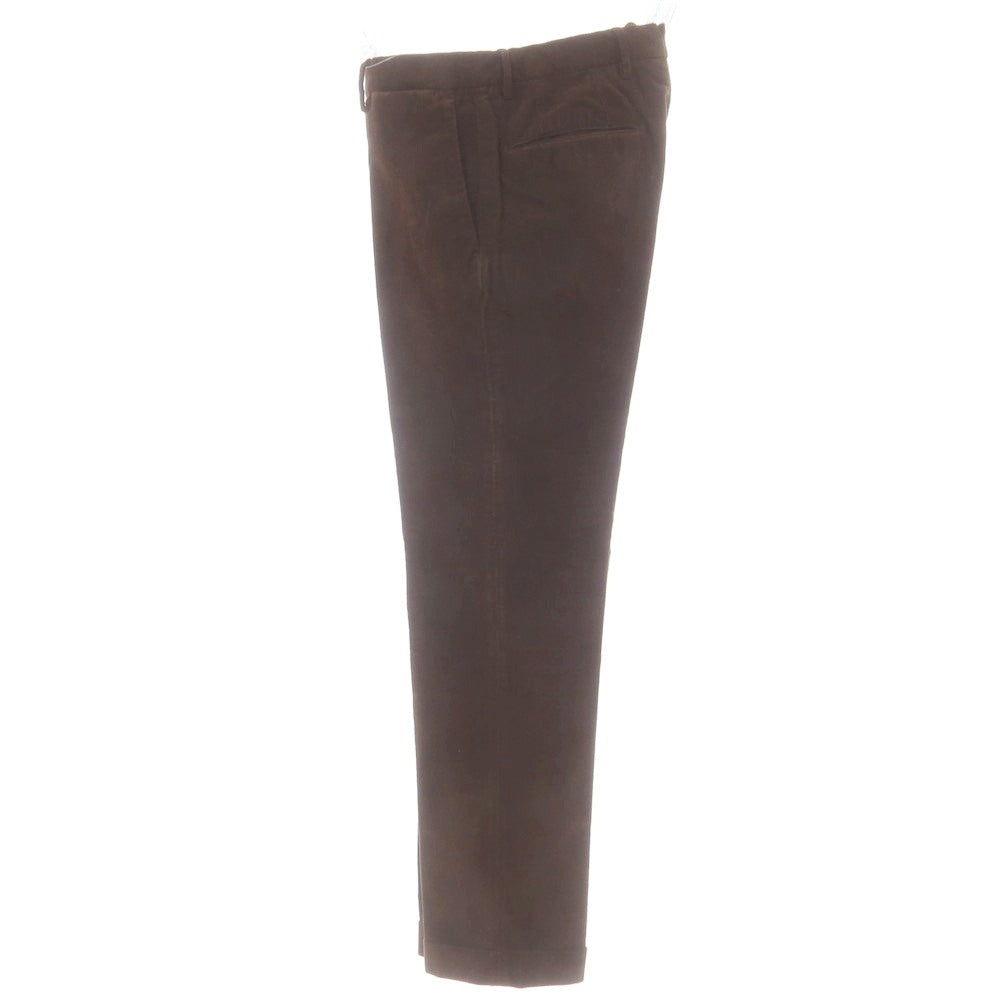 【中古】インコテックス INCOTEX ストレッチ コットン 細畝 コーデュロイパンツ ダークブラウン【 44 】【 状態ランクA 】【 メンズ 】