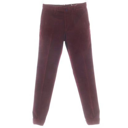 【中古】【未使用】インコテックス INCOTEX ストレッチ コットン 細畝 コーデュロイパンツ ボルドー【 44 】【 状態ランクS 】【 メンズ 】