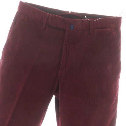 【中古】【未使用】インコテックス INCOTEX ストレッチ コットン 細畝 コーデュロイパンツ ボルドー【 44 】【 状態ランクS 】【 メンズ 】