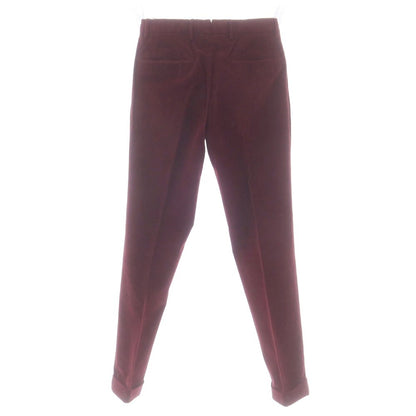 【中古】【未使用】インコテックス INCOTEX ストレッチ コットン 細畝 コーデュロイパンツ ボルドー【 44 】【 状態ランクS 】【 メンズ 】