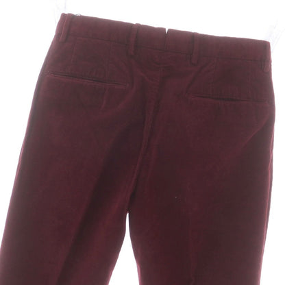 【中古】【未使用】インコテックス INCOTEX ストレッチ コットン 細畝 コーデュロイパンツ ボルドー【 44 】【 状態ランクS 】【 メンズ 】