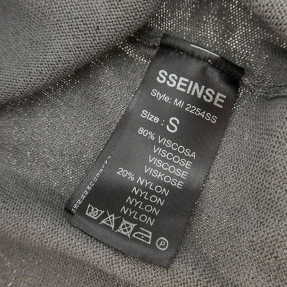 【新品アウトレット】センス SSEINSE レーヨンナイロン ハイネック プルオーバーニット グレー【 Ｓ 】【 状態ランクN- 】【 メンズ 】