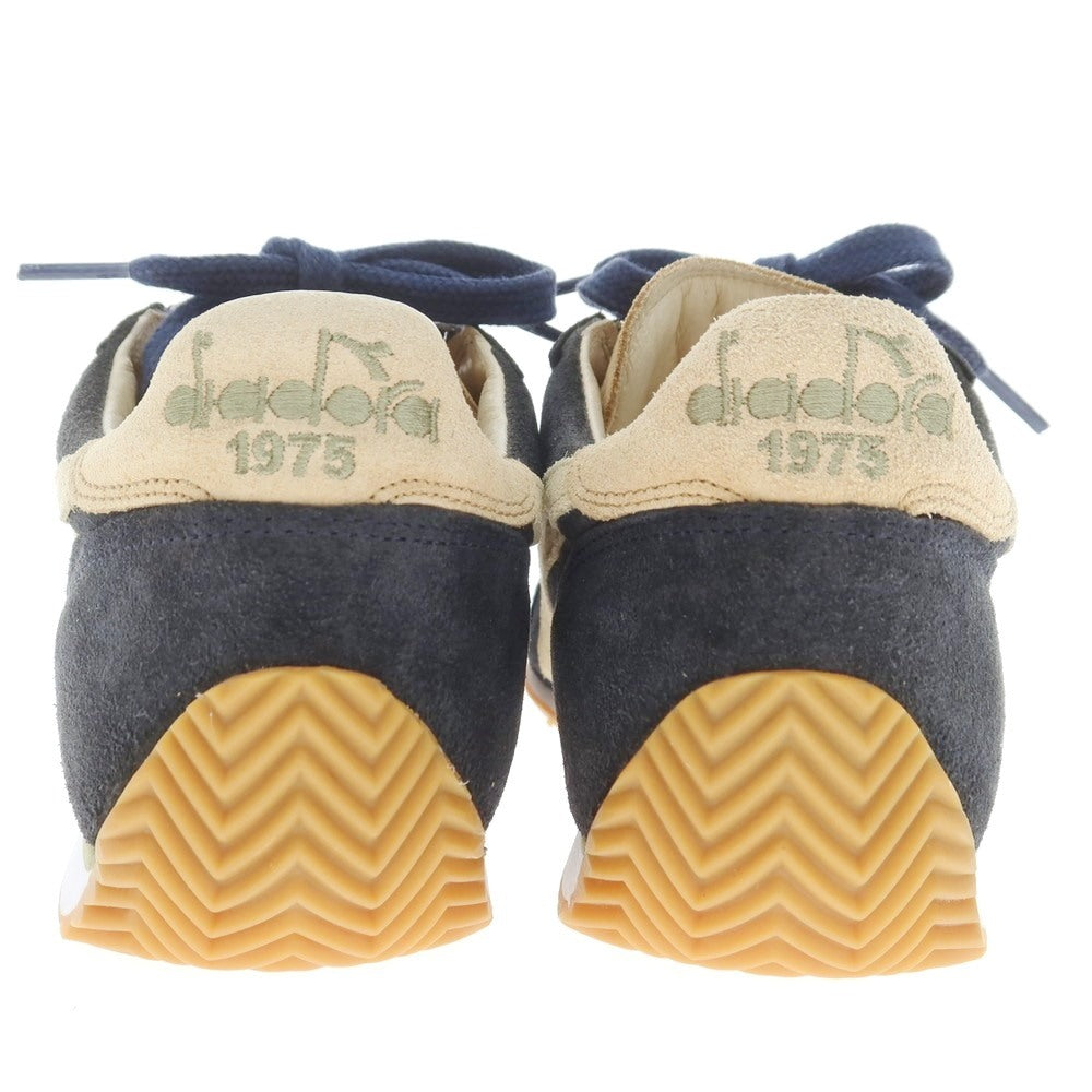 [New] Diadora HERITAGE EQUIPE kidskin suede sneakers, navy [UK 6.5] [Condition Rank N] [Men&