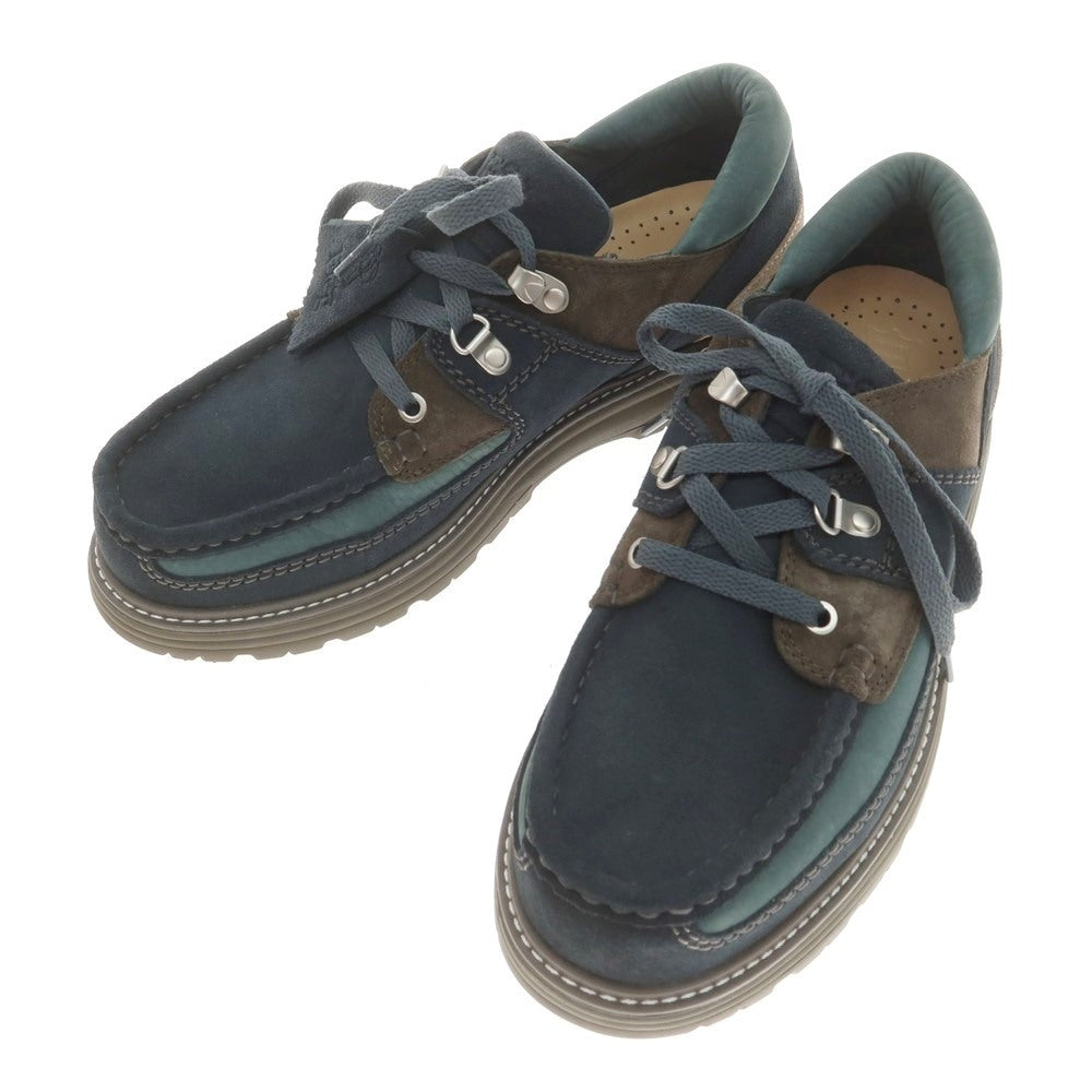 【中古】クラークス Clarks × Ronnie Fieg スエード ハイキングシューズ スニーカー ダークグリーン【 UK8 】【 状態ランクA 】【 メンズ 】