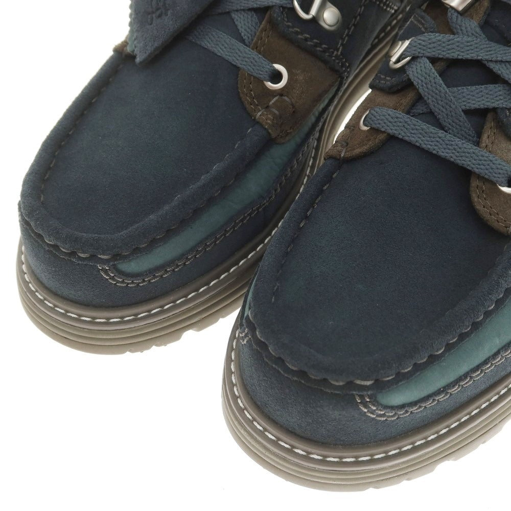 【中古】クラークス Clarks × Ronnie Fieg スエード ハイキングシューズ スニーカー ダークグリーン【 UK8 】【 状態ランクA 】【 メンズ 】