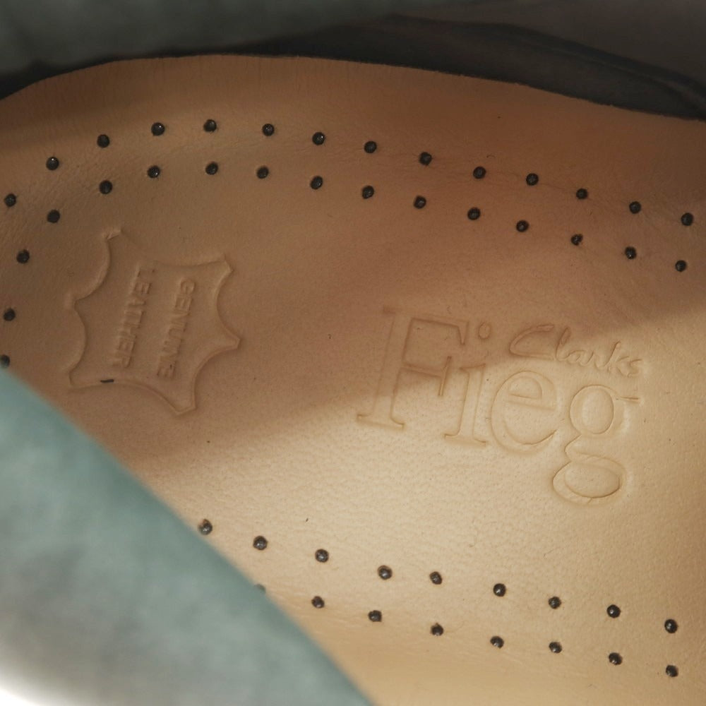 【中古】クラークス Clarks × Ronnie Fieg スエード ハイキングシューズ スニーカー ダークグリーン【 UK8 】【 状態ランクA 】【 メンズ 】