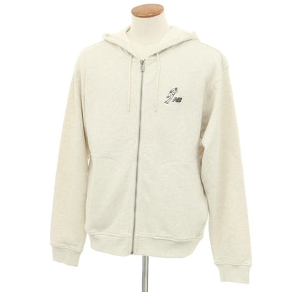 [Used] New Balance x Shohei Otani Cotton Zip-up Hoodie Oatmeal [M] [Condition Rank A] [Men&